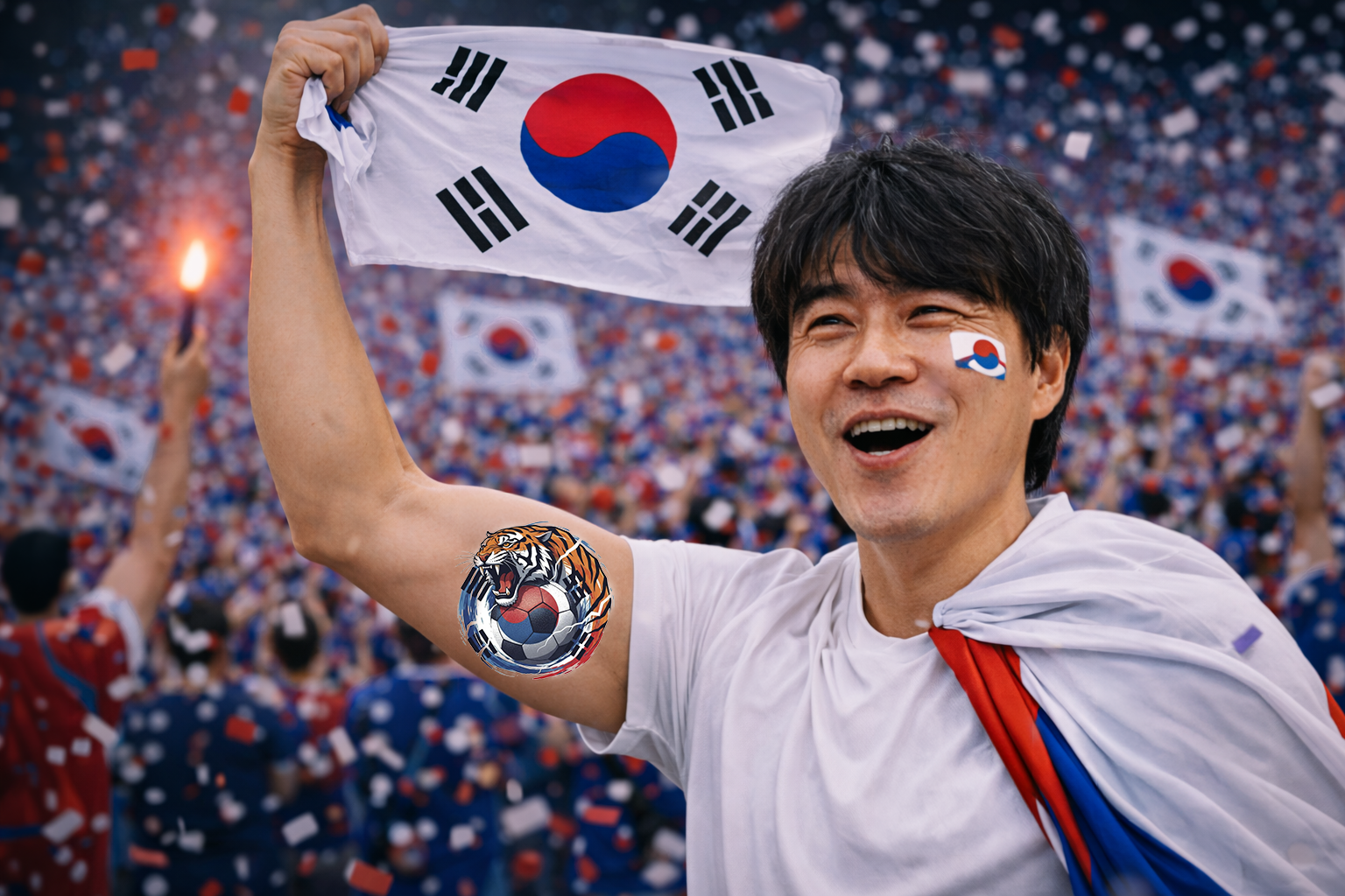 GolNation® South Korea tattoo mockup